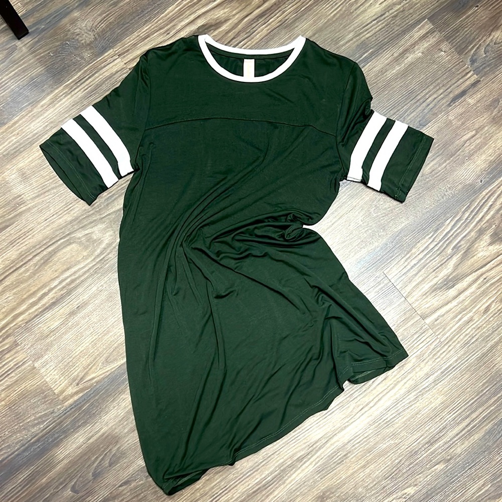 Altar’d State small green T-shirt dress